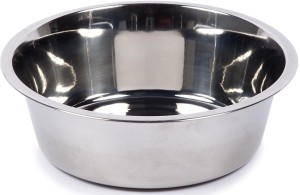Miska metalowa nierdzewna dla psa tradycyjna 7 l