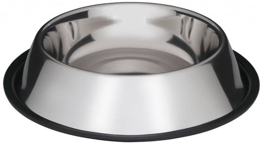 Miska metalowa dla psa na gumie 2,7 l VM-2500.jpg